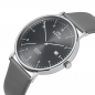 Preview: Ruhla Herren Armbanduhr Classic 30445 Ronda-Werk Lederband, 39mm, Saphirglas