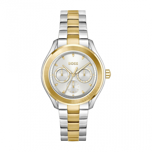 Boss Damen Armbanduhr Allusion 1502746 Multifunktion bicolor