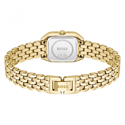 Preview: Boss Uhr Damen Armbanduhr 1502823 goldfarben rechteckig
