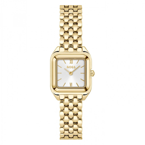 Boss Uhr Damen Armbanduhr 1502823 goldfarben rechteckig