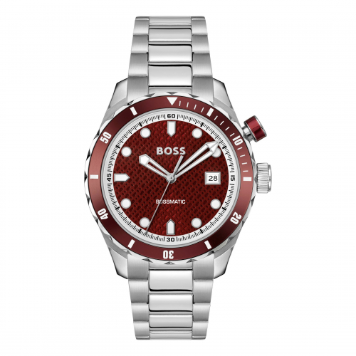 Boss 1514179 BOSSMATIC Herren Armbanduhr Mech-Hybrid-Automatik