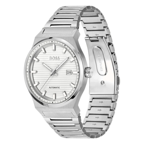 Boss 1514186 Herren Armbanduhr Automatik, Edelstahl, 41mm