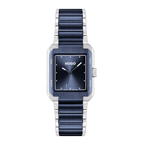 HUGO Herren Armbanduhr 1530382 #THRIVE ANALOG Blau