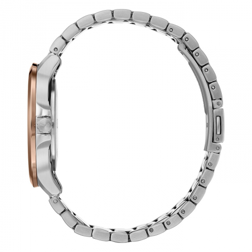 HUGO Damen Armbanduhr Multifunktion 1540014 Day-Date, bicolor