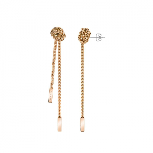 BOSS Ohrringe paar Ohrstecker Edelstahl 1580084 Rosegoldfarben