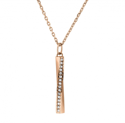 BOSS Damen Kette mit Anhänger 1580131 Edelstahl Goldfarben