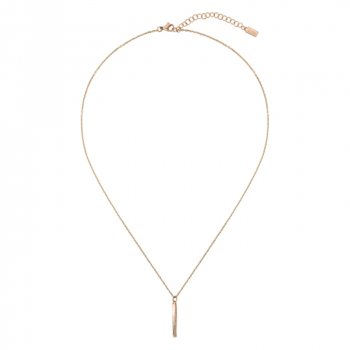 BOSS Damen Kette mit Anhänger 1580131 Edelstahl Goldfarben