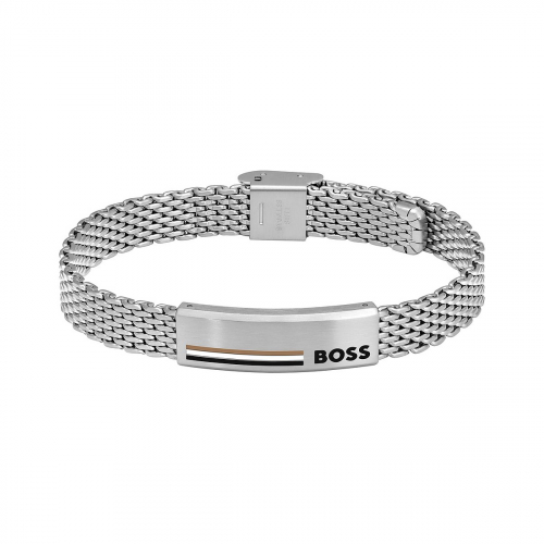 BOSS Herren Armband Edelstahl 1580611 Gliederarmband 21cm