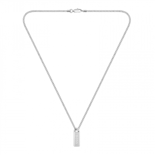 BOSS Herren Kette mit Anhänger 1580677 Edelstahl 56cm