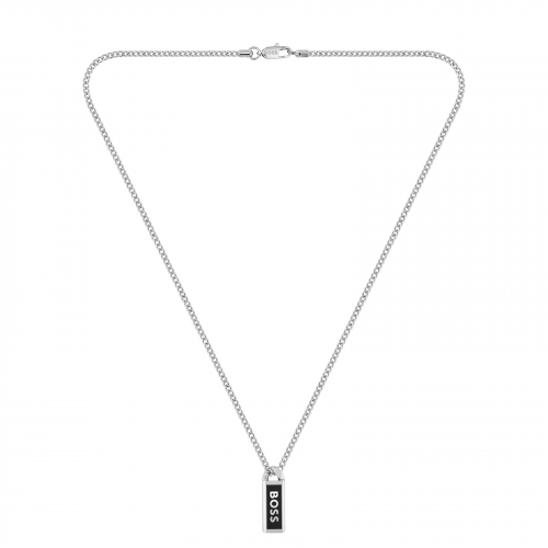 BOSS Herren Kette mit Anhänger 1580677 Edelstahl 56cm