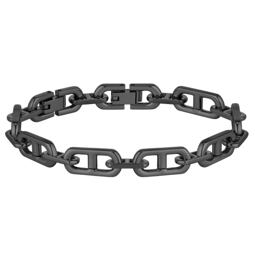 Preview: BOSS 1580728M Herren Glieder-Armband Edelstahl schwarz 20cm