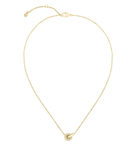 Preview: BOSS 1580755 Damen Kette mit Anhänger Edelstahl Goldfarben 51cm