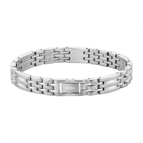 BOSS Herren Armband Edelstahl 1580812 Gliederband 19cm