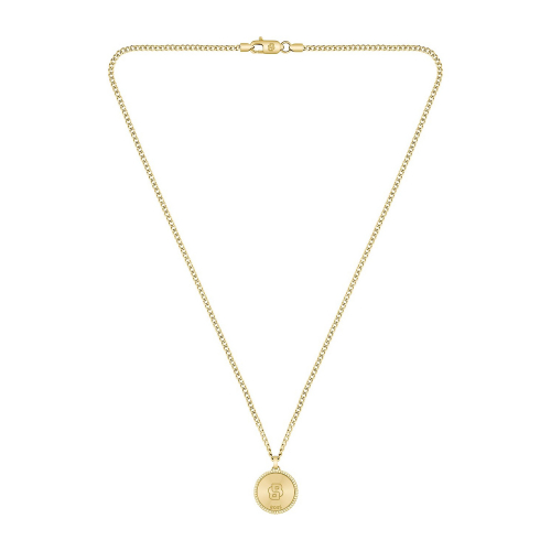 Preview: BOSS Herren Kette mit Anhänger 1580842 NORTH Edelstahl 60cm Kompassmotiv