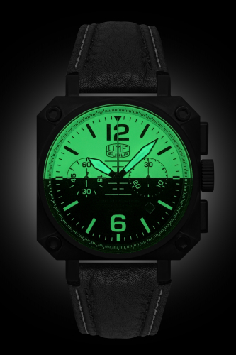 UMF Ruhla 1600-4 Armbanduhr, Chronograph, Handaufzug Poljot P3133 Saphirglas