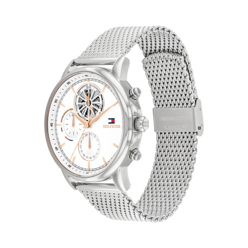 Tommy Hilfiger Herren Armbanduhr 1710682 Multifunktion Datum-Wochentag