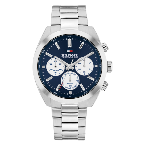 Tommy Hilfiger Herren Armbanduhr 1710722 Chrono, Blau, 40mm