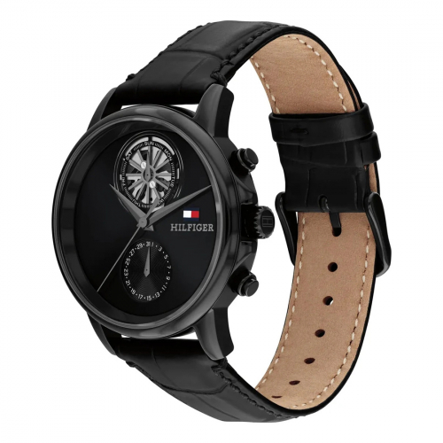 Tommy Hilfiger Herren Armbanduhr 1710748 Multifunktion Day-Date