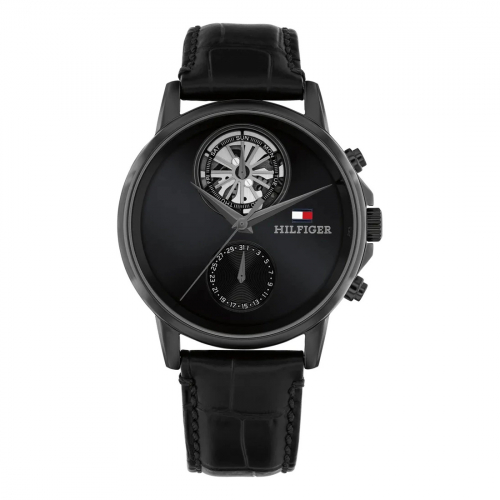 Tommy Hilfiger Herren Armbanduhr 1710748 Multifunktion Day-Date