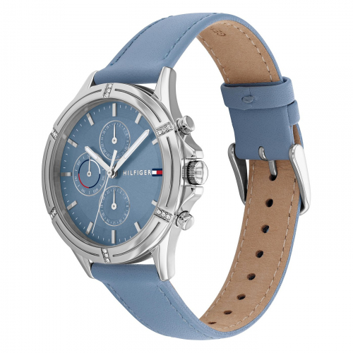 Preview: Tommy Hilfiger Damen Armbanduhr 1782500 Multifunktion hellblau, 38mm