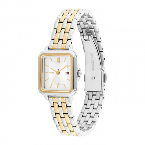 Preview: Tommy Hilfiger Damen Armbanduhr 1782861 bicolor, Rechteck