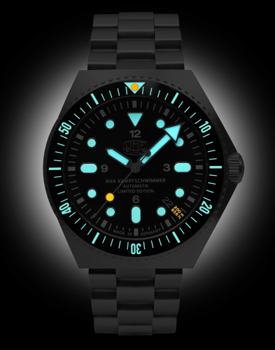 UMF Ruhla 1928M-2 Armbanduhr NVA Kampfschwimmer Automatik, Saphirglas, 42mm