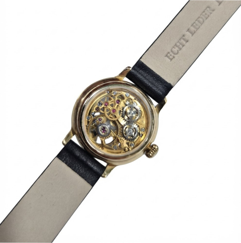 Preview: Aristo Mini-Damenuhr 1D2512 ETA-Automatikwerk skelettiert, 24mm
