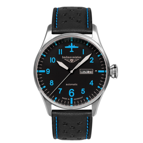 Bauhaus Aviation Flight Control 2766-3 Automatik, Day-Date, Herrenuhr