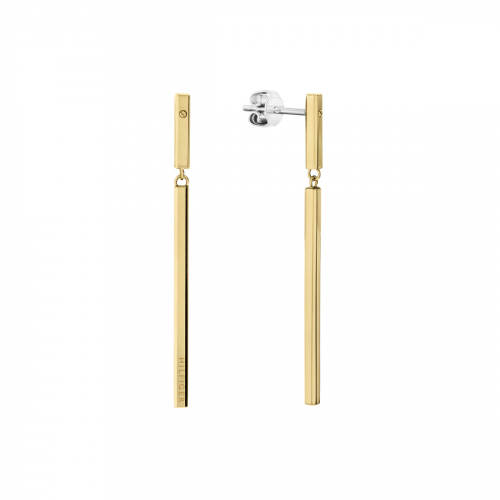 TOMMY HILFIGER Ohrringe paar Ohrstecker Edelstahl 2780955 Goldfarben