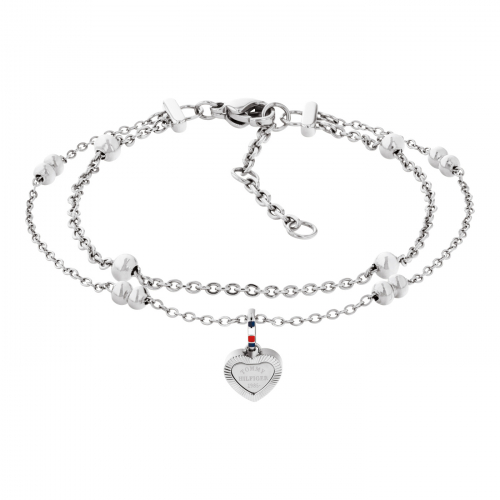 TOMMY HILFIGER 2781011 Damen Armband Edelstahl mit Verlängerungskettchen