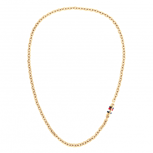 TOMMY HILFIGER 2790651 Herren Kette Edelstahl Goldfarben 56cm