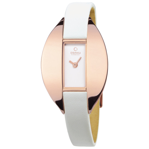 OBAKU DENMARK Damen Armbanduhr V155LVIRW roségoldfarben