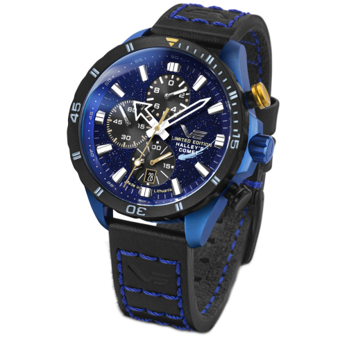 Vostok Europe Armbanduhr 'Halley's Comet' Limited Edition Chronograph 6S10-​320E694
