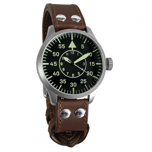 ARISTO Fliegeruhr 47 Pilot unbranded Ronda-Automatik-Werk 3H211 Beobachtungsuhr