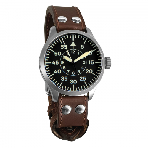 ARISTO Fliegeruhr Pilot unbranded Ronda-Automatik-Werk 3H245 Beobachtungsuhr