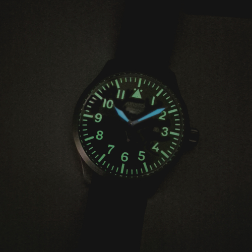ARISTO Herren Armbanduhr 3H260-VIN Pilotenuhr, limitiert auf 12 Stück