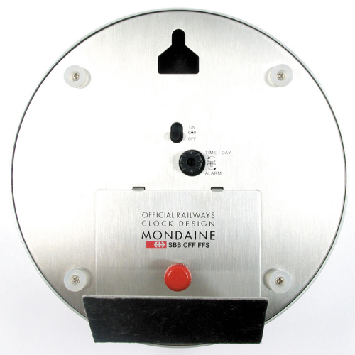 Mondaine Tisch & Wanduhr A997.MCAL.16SBB mit Wecker