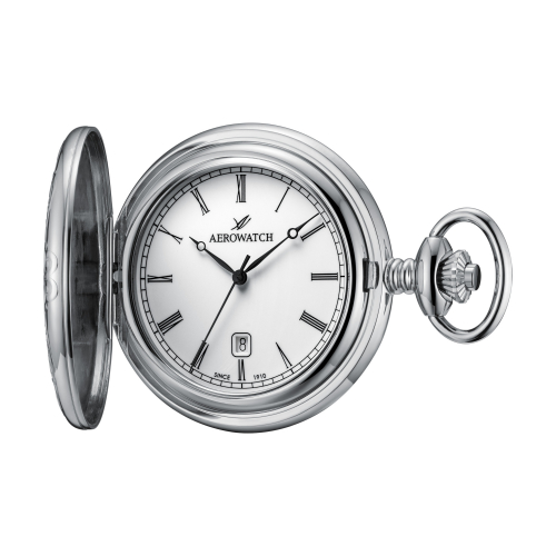 AEROWATCH Savonnettes 42833 PD01 Taschenuhr Quarz, 47mm