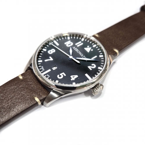 AEROWATCH Herren Armbanduhr Flieger/Pilotenuhr A 42997 AA04 Saphirglas