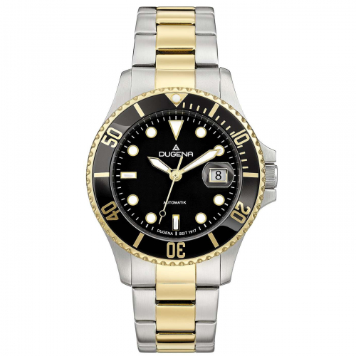 Dugena 4460776 Diver Herren Armbanduhr automatik bicolor