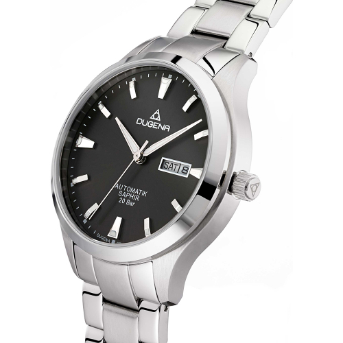 Dugena 4460981 Tresor Master automatik Anthrazit Saphirglas 20ATM Day-Date