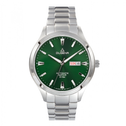 Dugena 4460983 Tresor Master automatik Edelstahl Saphirglas 20ATM Day-Date
