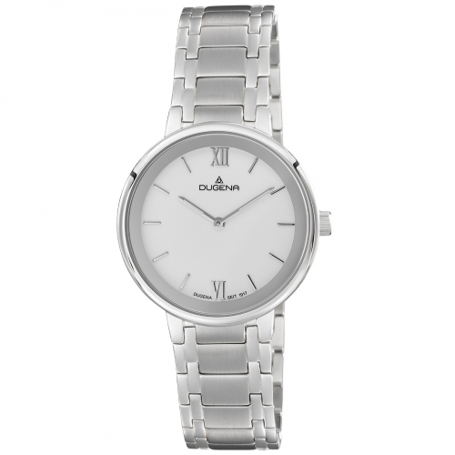 Dugena Damen Armbanduhr Cosima 4460996 Saphirglas 33mm silberfarben