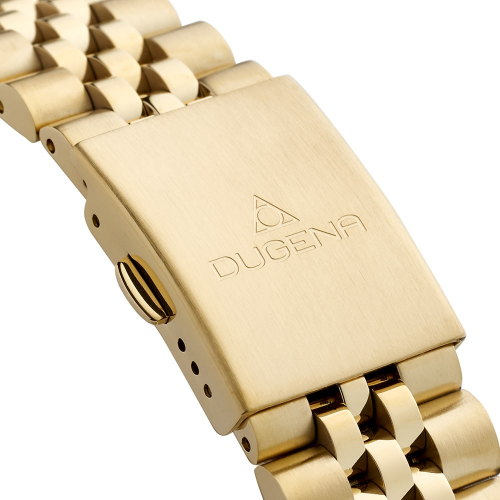 Dugena 4461071 Vento Datum Wochentag Saphirglas 10 ATM Goldfarben