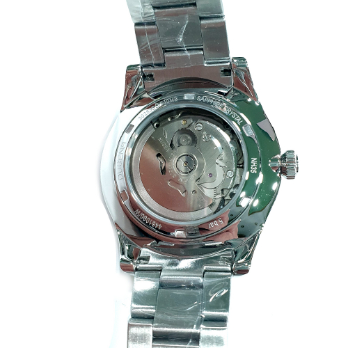 Dugena 4461090 Milano Automatik, Edelstahl, bombiertes Saphirglas