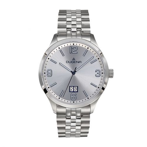 Dugena 4461181 Herren Uhr Big Date Saphirglas 10 ATM, 42mm