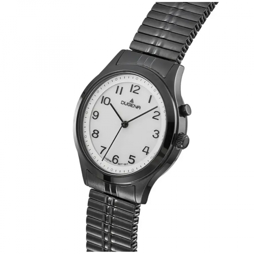 Preview: Dugena Armbanduhr 4461250 Bari Licht Schwarz, Zugband, 37mm