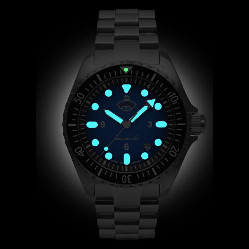 Ruhla 4960M-3 NVA Kommando Minentaucher Automatik Uhr 60h Gangreserve, 20ATM
