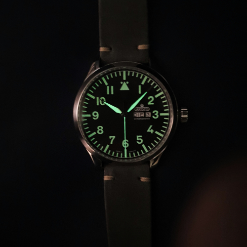 ARISTO 4H2836VL Herren Armbanduhr Vintage 47 Chronometer ETA-Automatik Day-Date