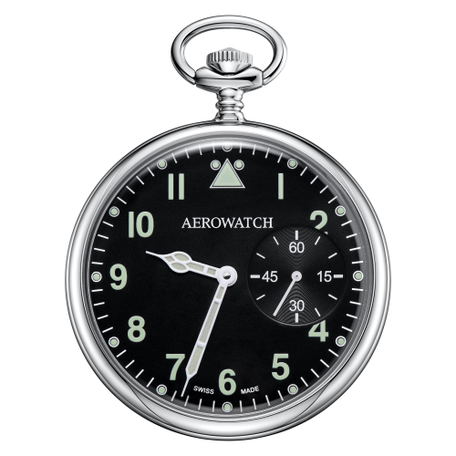 AEROWATCH 50832 AA02 Taschenuhr Lépine Flieger Handaufzug 48,5mm